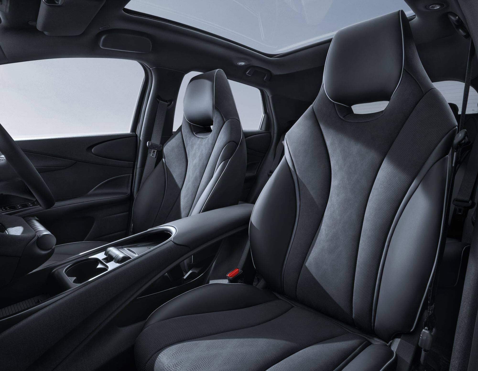 BYD Dolphin 2025 interior with 12.8-inch rotating touchscreen