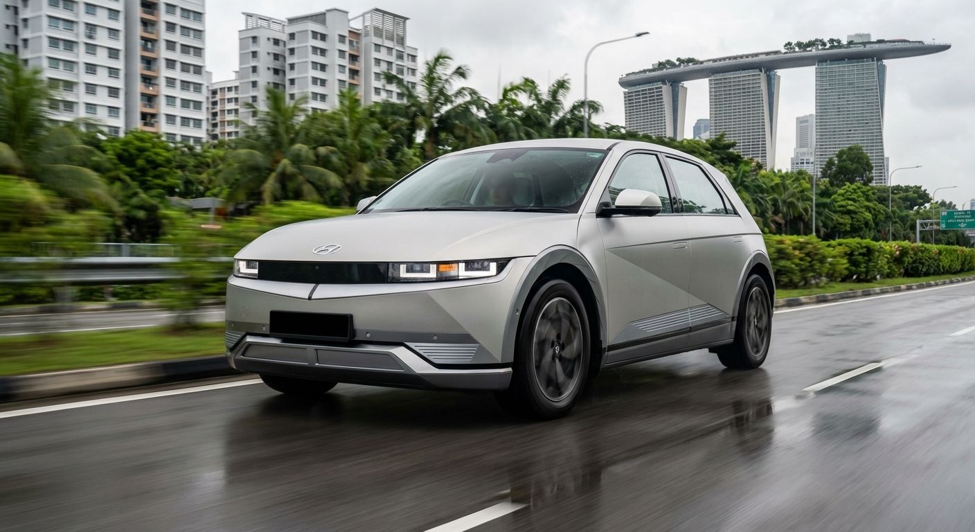 Hyundai Ioniq 5 2025 driving exterior