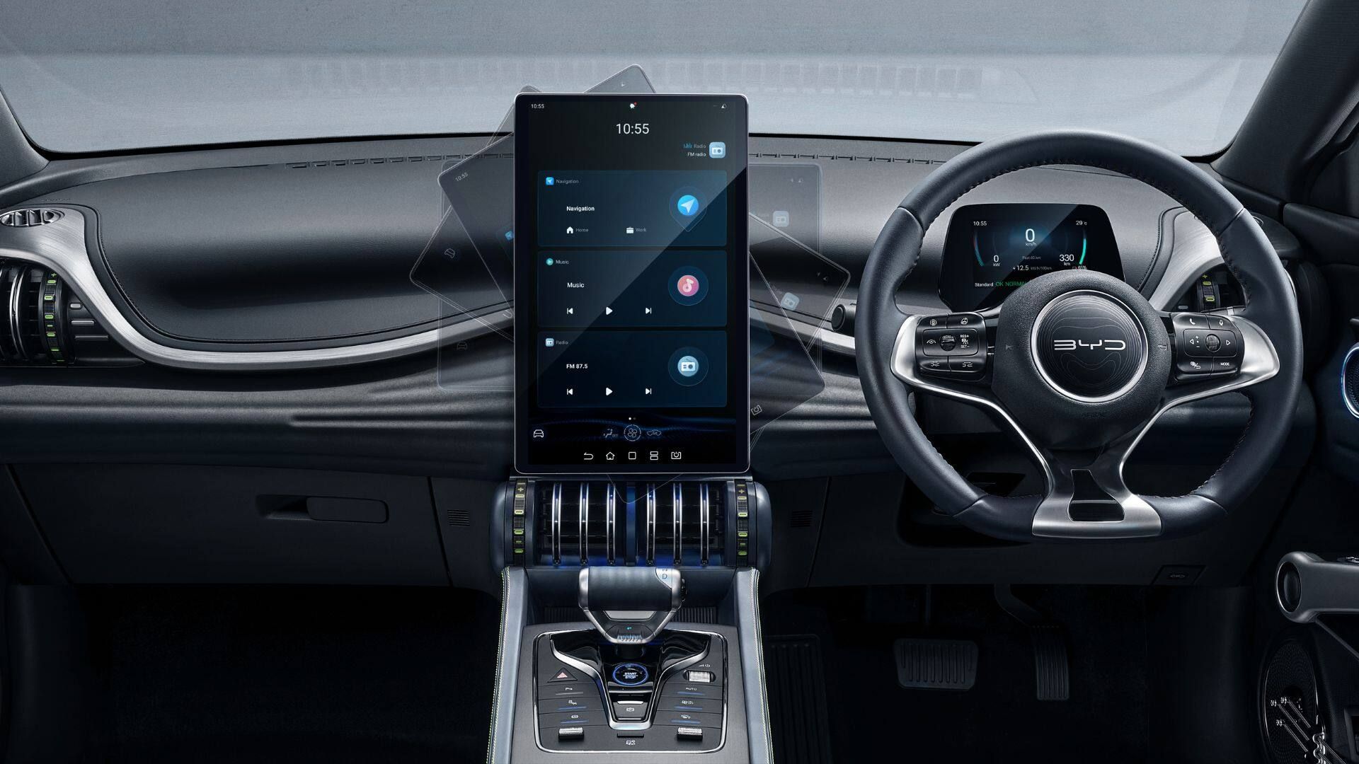 BYD Atto 3 2025 interior dashboard