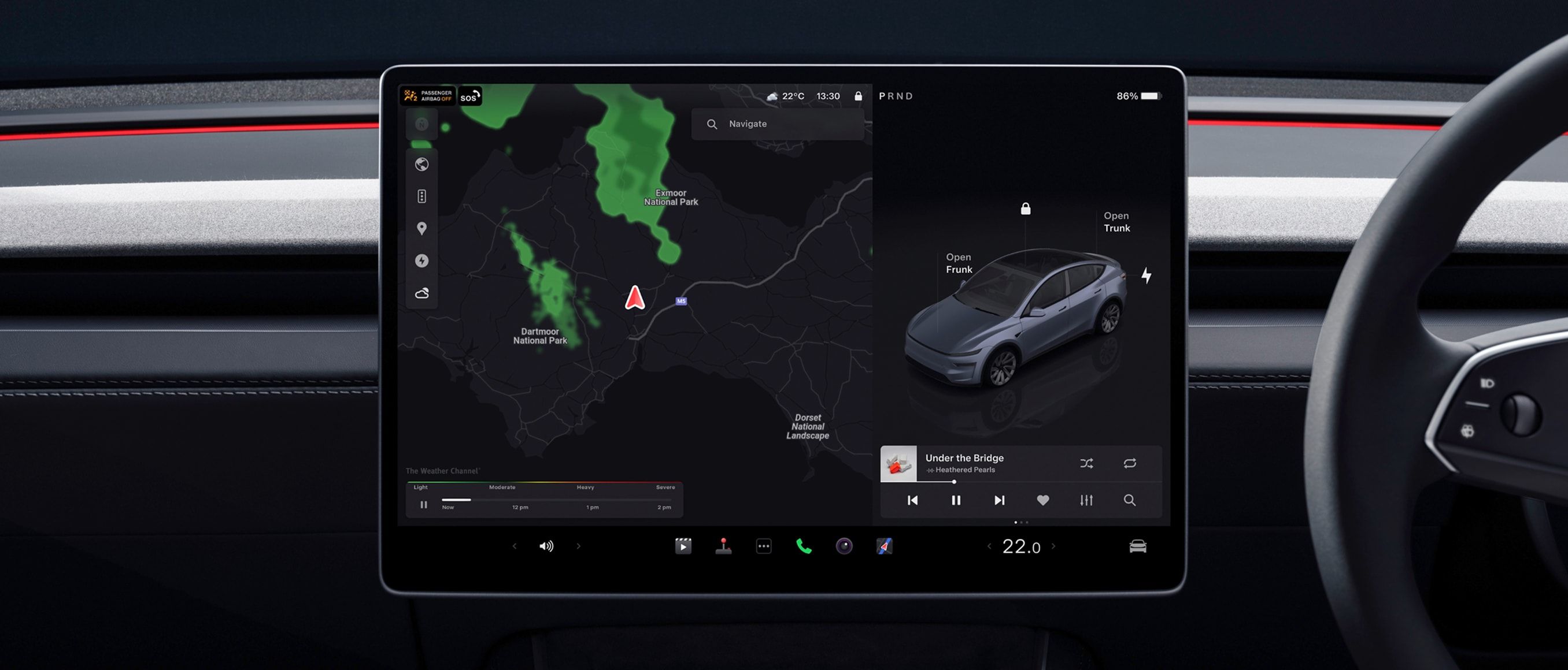 Tesla Model Y Juniper 2025 interior cabin